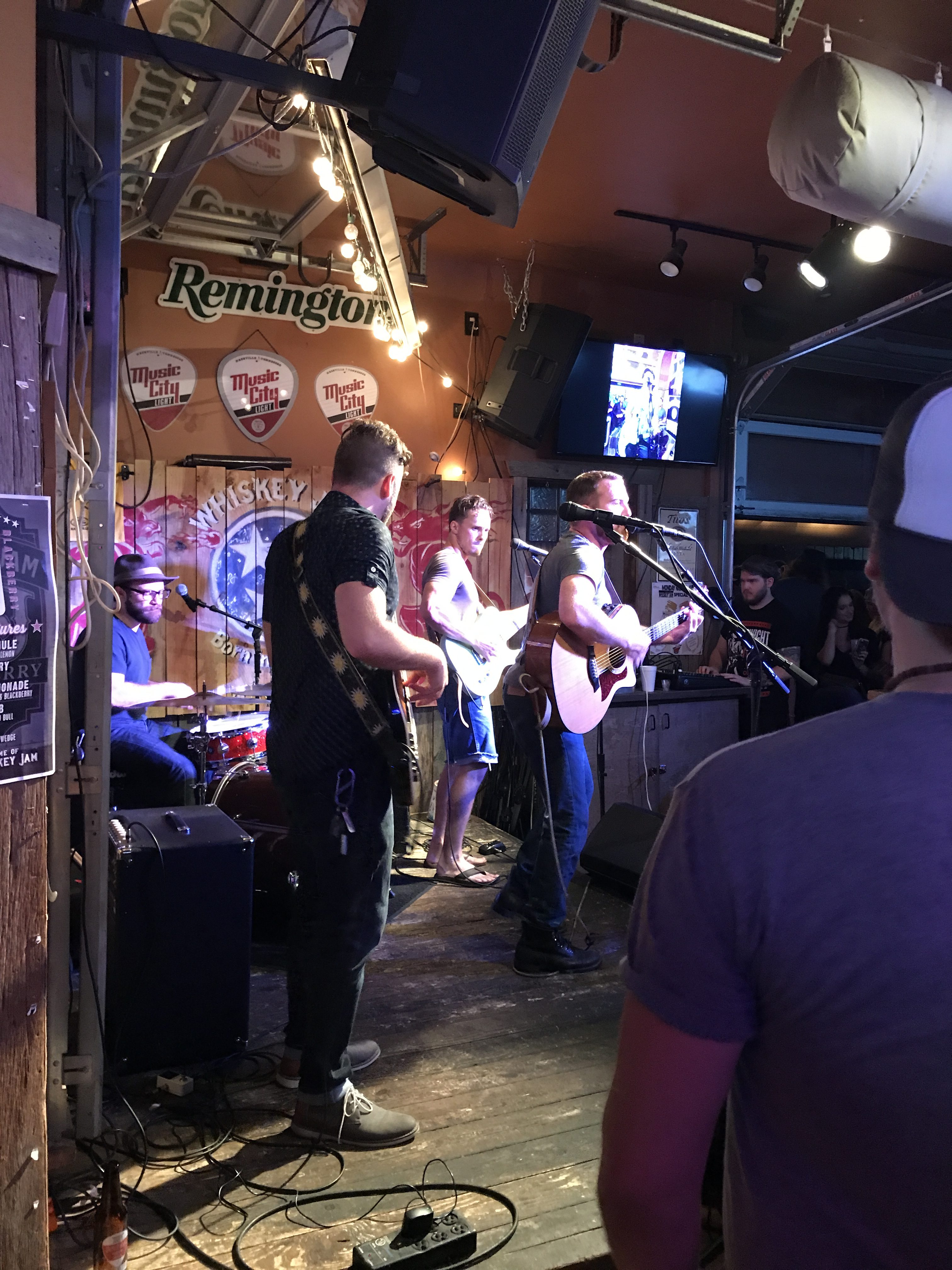 A band playing in Nashville